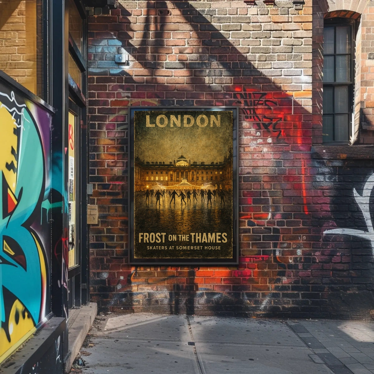 Frost On The Thames Poster