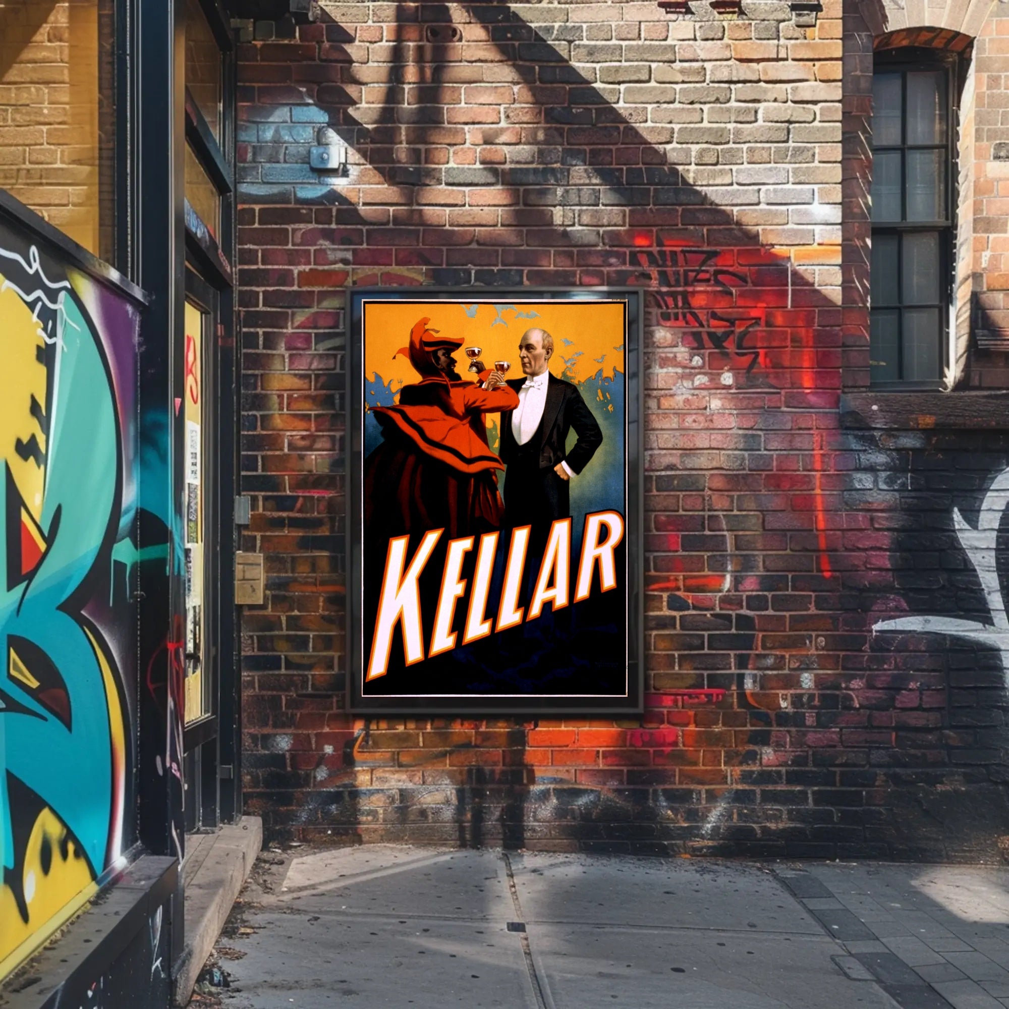 Kellar Vintage Magic Show Poster - Abstract, Artistic, or Pop Culture Poster