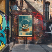 Winter Wonderland In A Snow Globe Poster