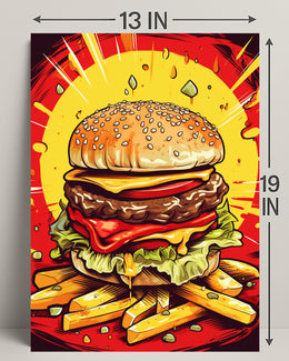 Burger Bliss Poster PosterGoat