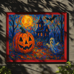 Halloween Night Fantasy Gothic Wanderlust Poster