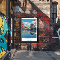 Tranquil Beauty of Ueno Park Poster