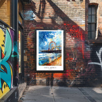 Santa Monica Pier Poster PosterGoat
