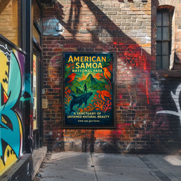 American Samoa Sext National Park Poster