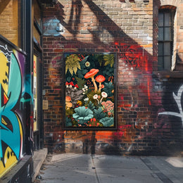 Enchanted Forest Flora William Morris Art Poster