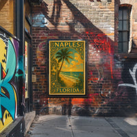 Naples Florida A Tropical Escape Poster Wall Art Decor