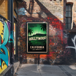 Hollywood in Los Angeles Poster