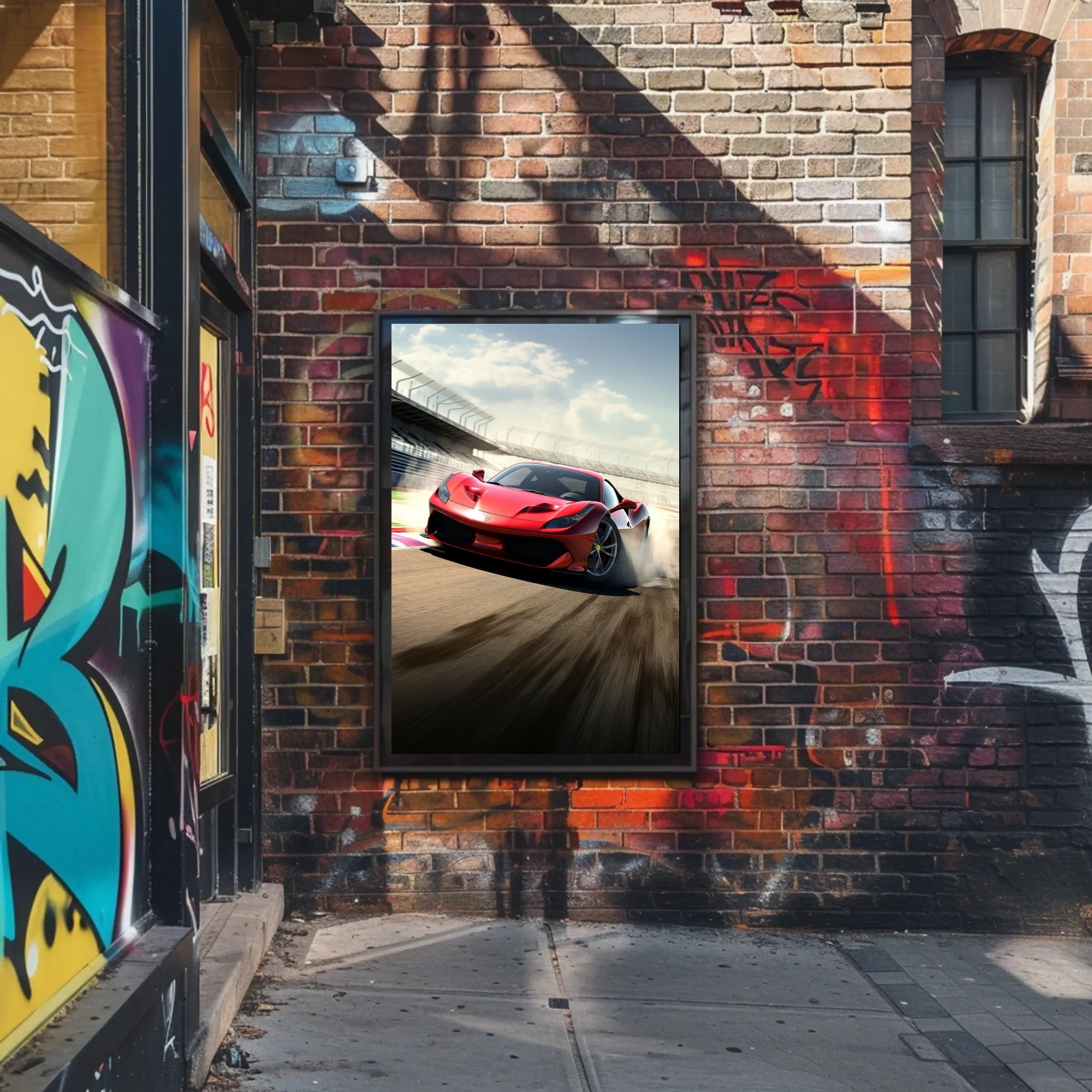 Thrill of the Track Poster PosterGoat