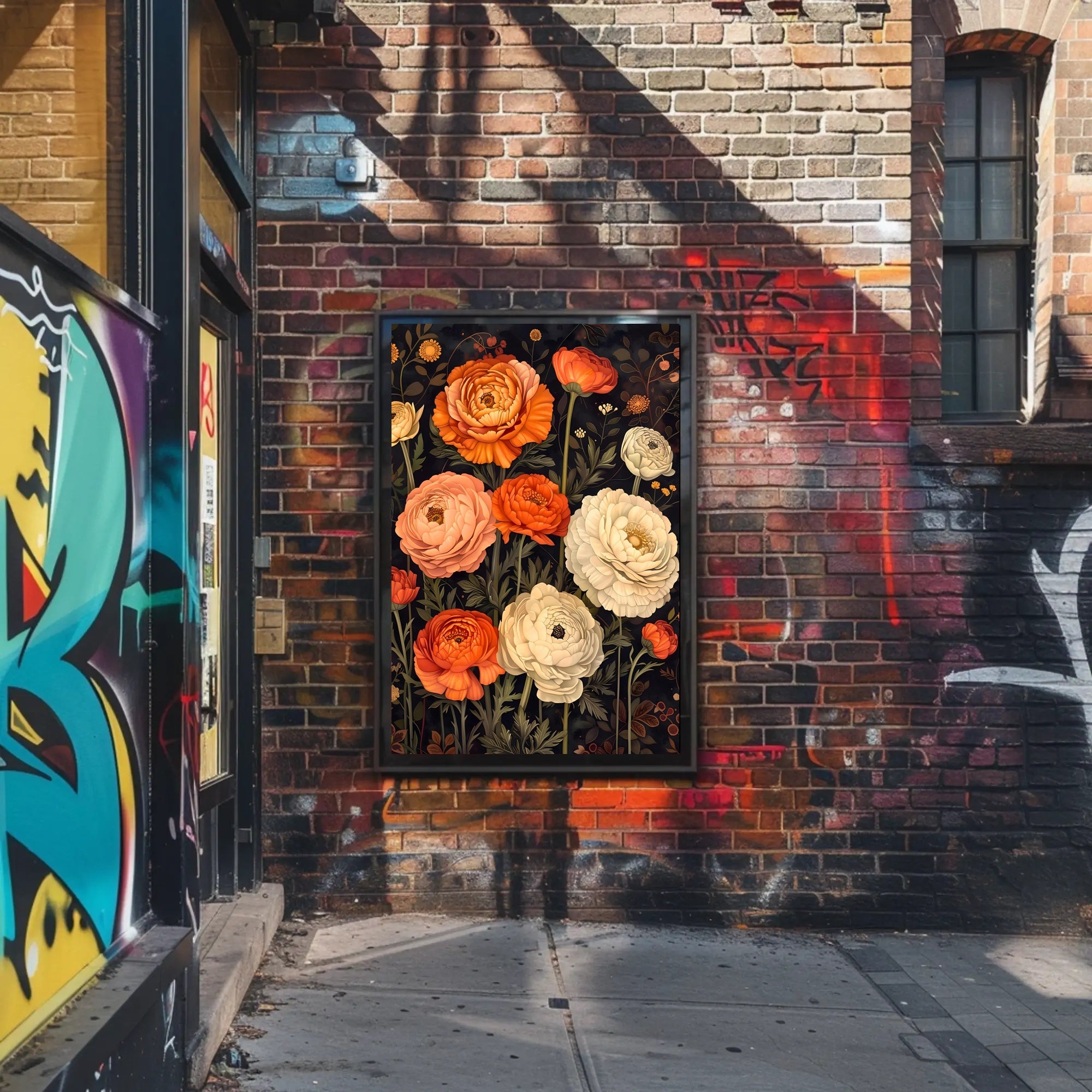 Floral Elegance Wall Art Print for Home Decor