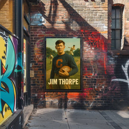 Jim Thorpe Legendary Athlete Poster