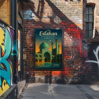 Esfahan Where HeavenS Geometry Meets Poster