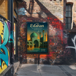 Esfahan Where HeavenS Geometry Meets Poster