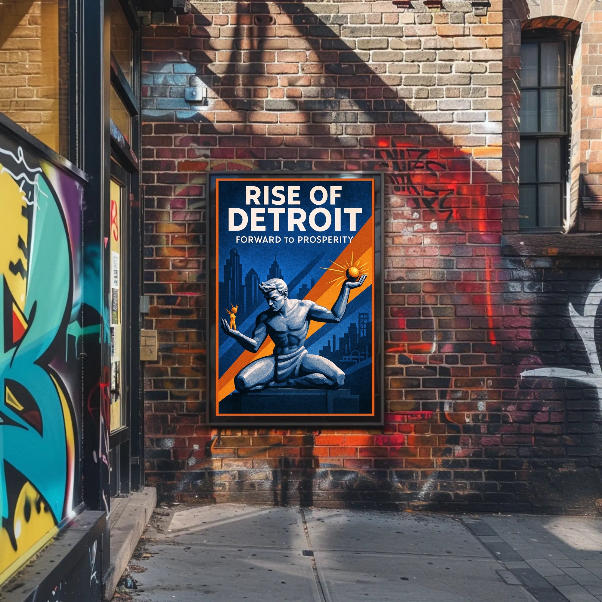 Rise of Detroit Poster PosterGoat