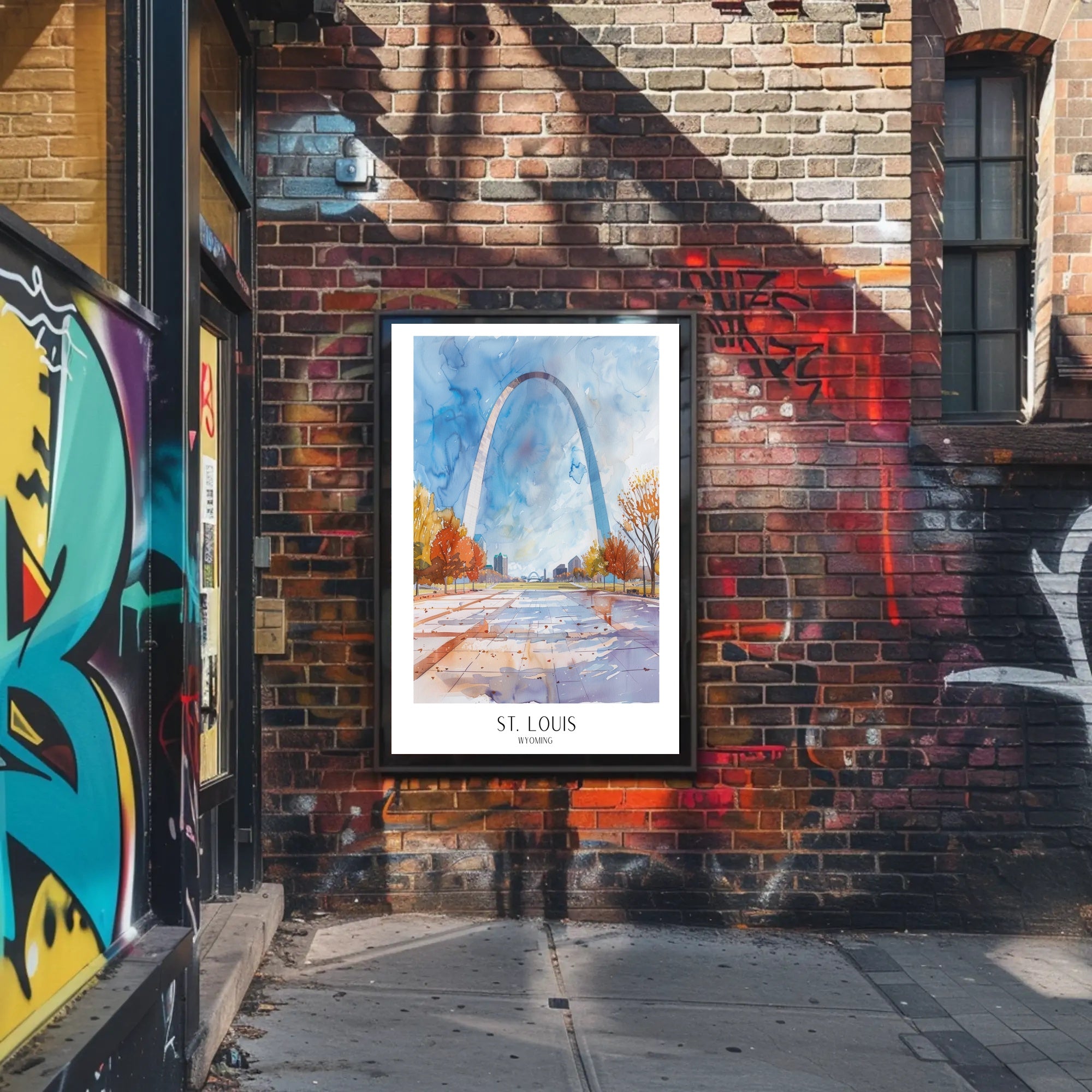 St. Louis in Art Poster PosterGoat