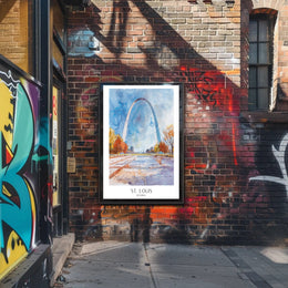St. Louis in Art Poster PosterGoat