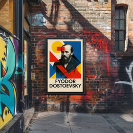 Fyodor Dostoevsky Literary Tribute Art Poster