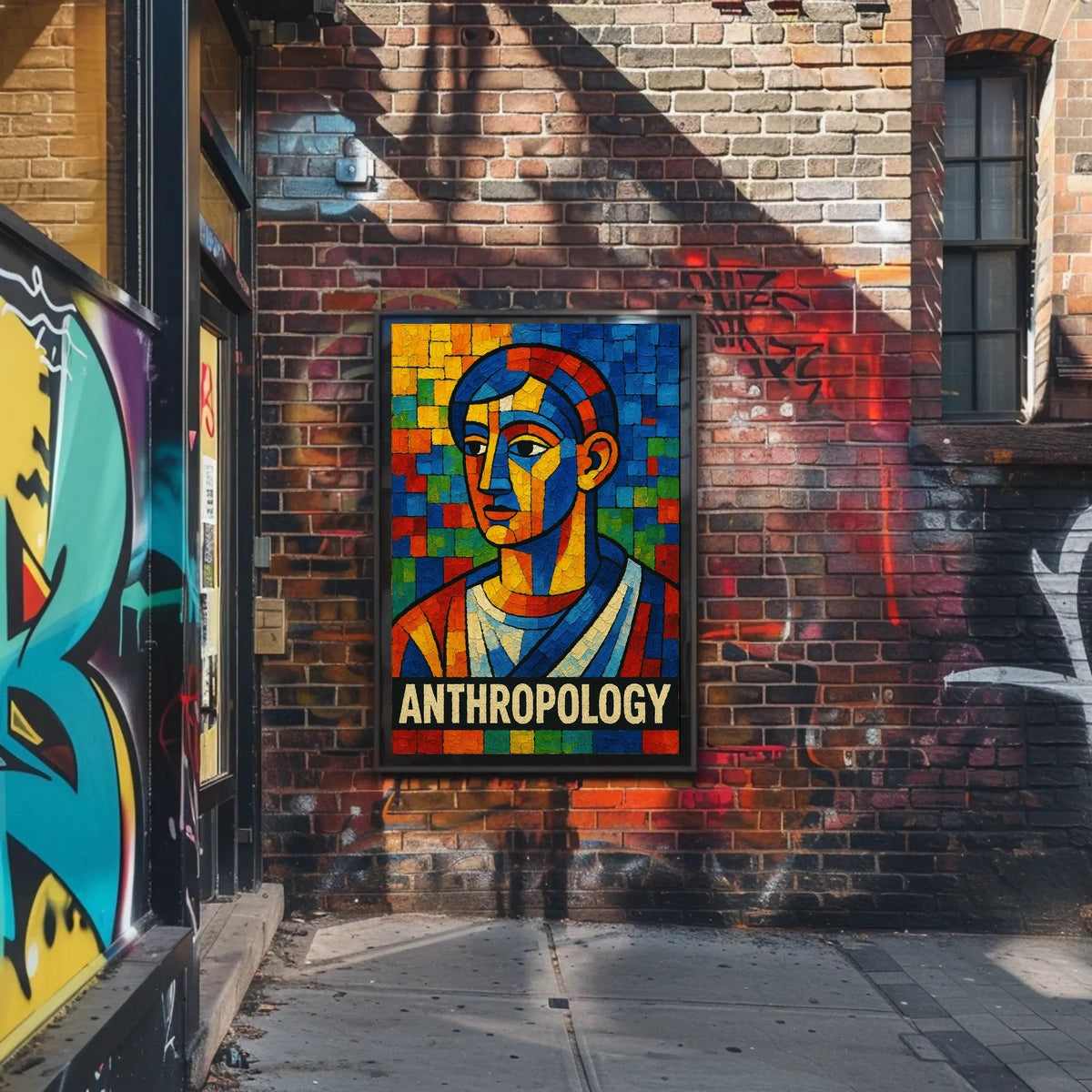 Anthropology Mosaic Poster