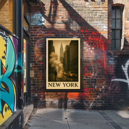 New York Cityscape Poster