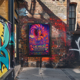 Neon Mirage: Las Vegas Poster PosterGoat