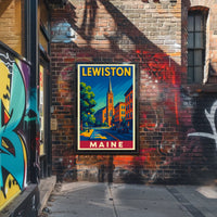Lewiston, Maine Poster