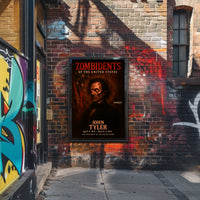 John Tyler 10th President of the United States Zombidents Poster Series