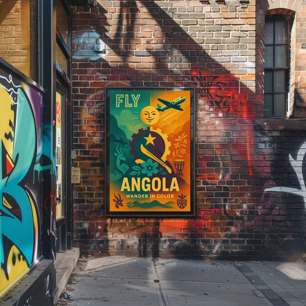 Explore Angola's Vibrancy and Culture with Travel Poster PosterGoat