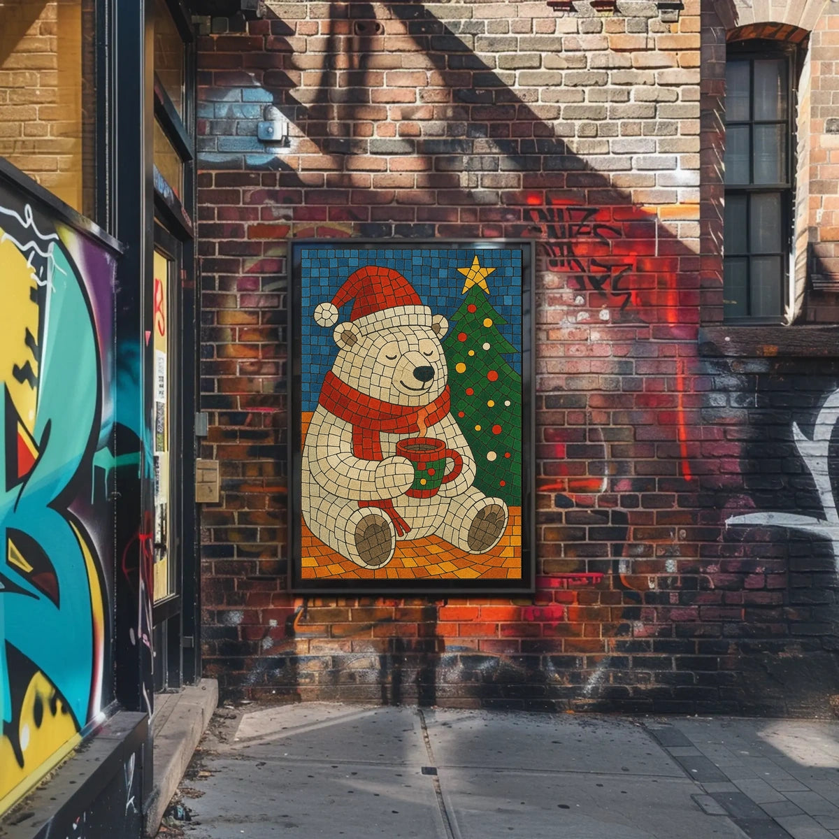 Polar Bear North Pole Poster