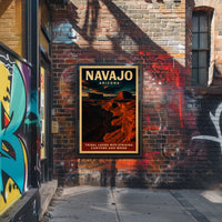 Navajo Arizona Tribal Lands Poster