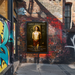 Saint Sebastian Patron of Resilience Poster PosterGoat