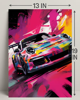 Vibrant Speed Poster