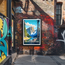 Rocky Mountain National Park Scenic Poster Print