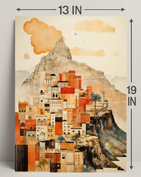 Urban Mountain Dreamscape Poster