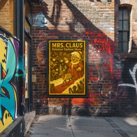 Mrs. Claus Reindeer Fashion Show Poster