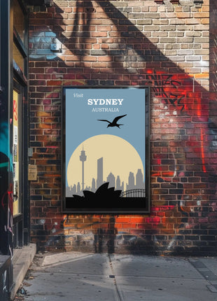 Visit Sydney Australia Travel Poster