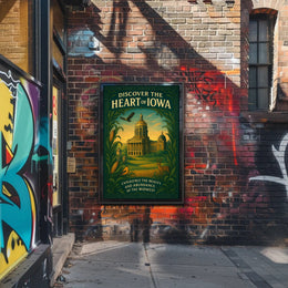 Discover The Heart Of Iowa Poster