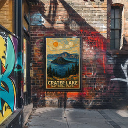 Crater Lake National Park Poster