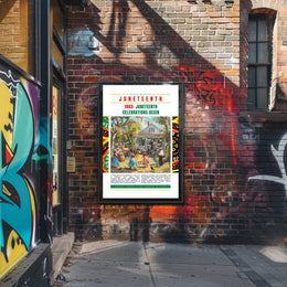 Juneteenth Freedom Celebration Cultural or Heritage Poster