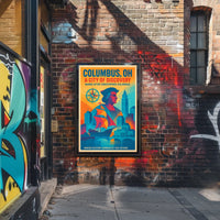 Columbus, OH A City of Discovery Poster