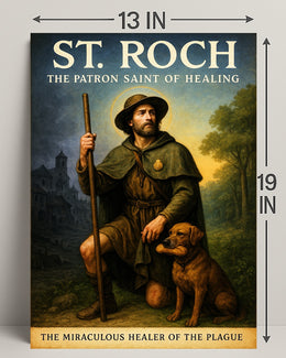 St. Roch The Patron Saint of Healing Poster PosterGoat