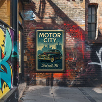 Motor City Detroit, MI Poster
