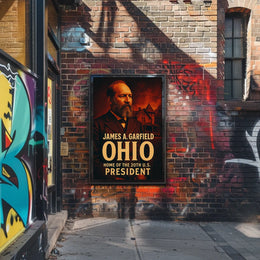 James A. Garfield 20th President Poster