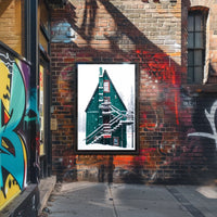 Winter Cabin Retreat Poster