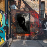Mystical Gothic Figure in Dark Artistic Poster PosterGoat