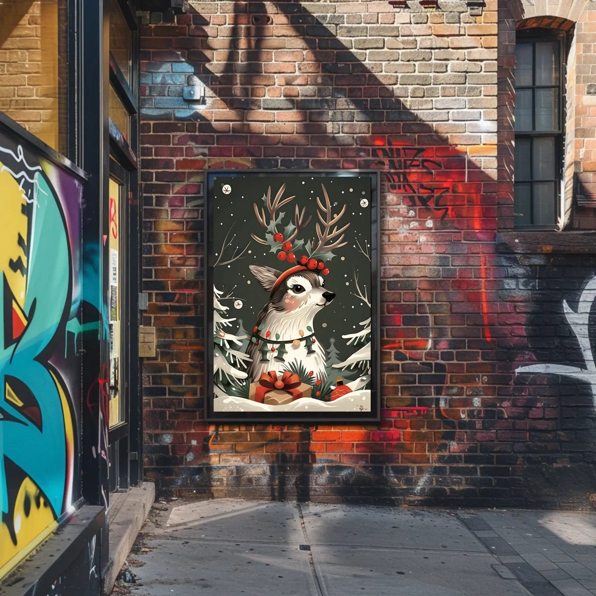 Festive Woodland Wonder Poster