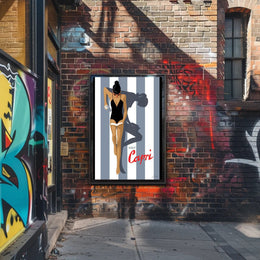 Capri Chic Summer Glamour Travel Poster PosterGoat