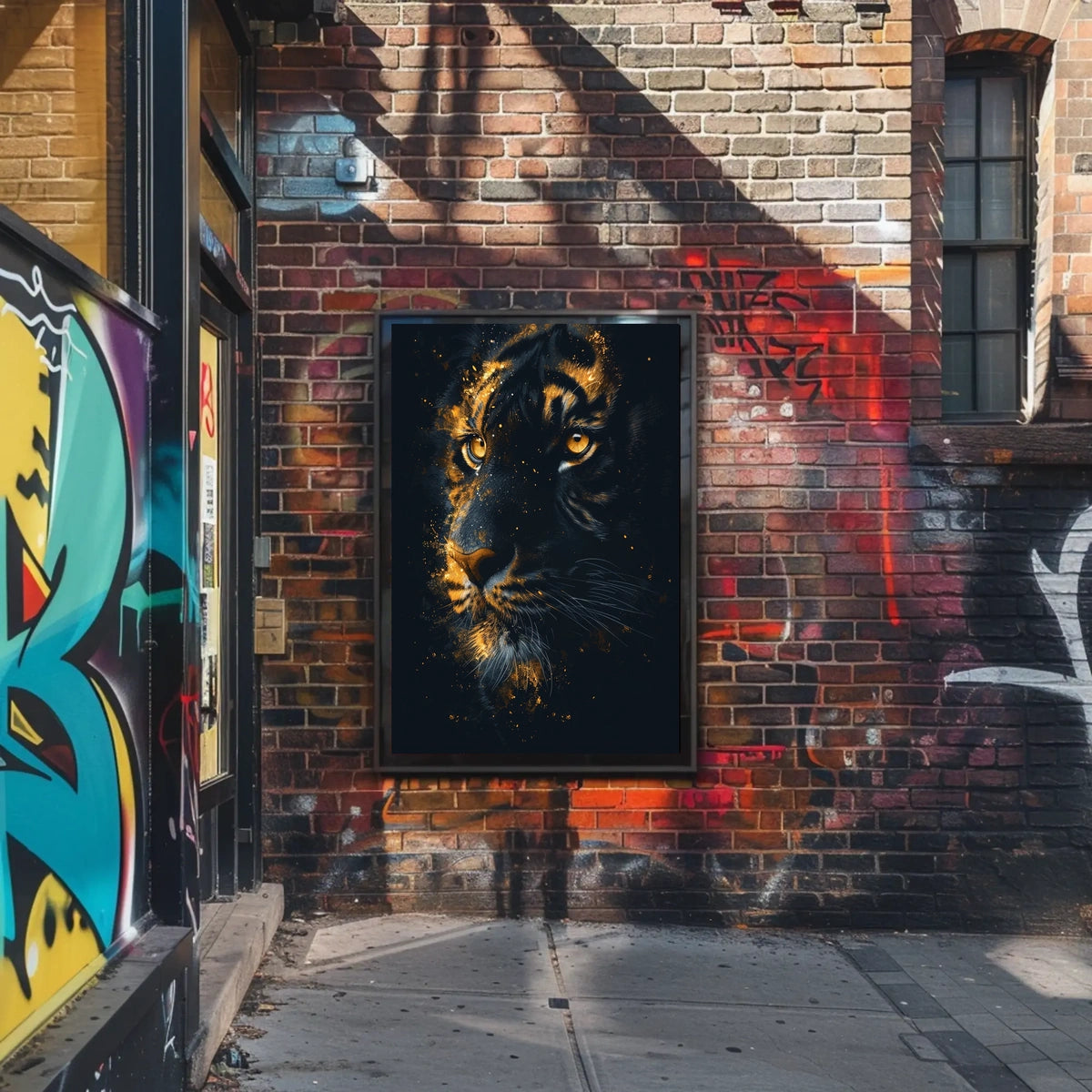 Majestic Tiger Portrait Poster