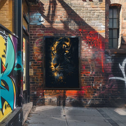 Majestic Tiger Portrait Poster