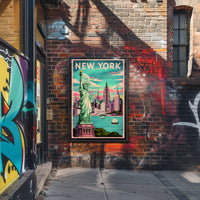 New York City Skyline Poster
