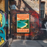 Caribbean Paradise Virgin Islands Poster