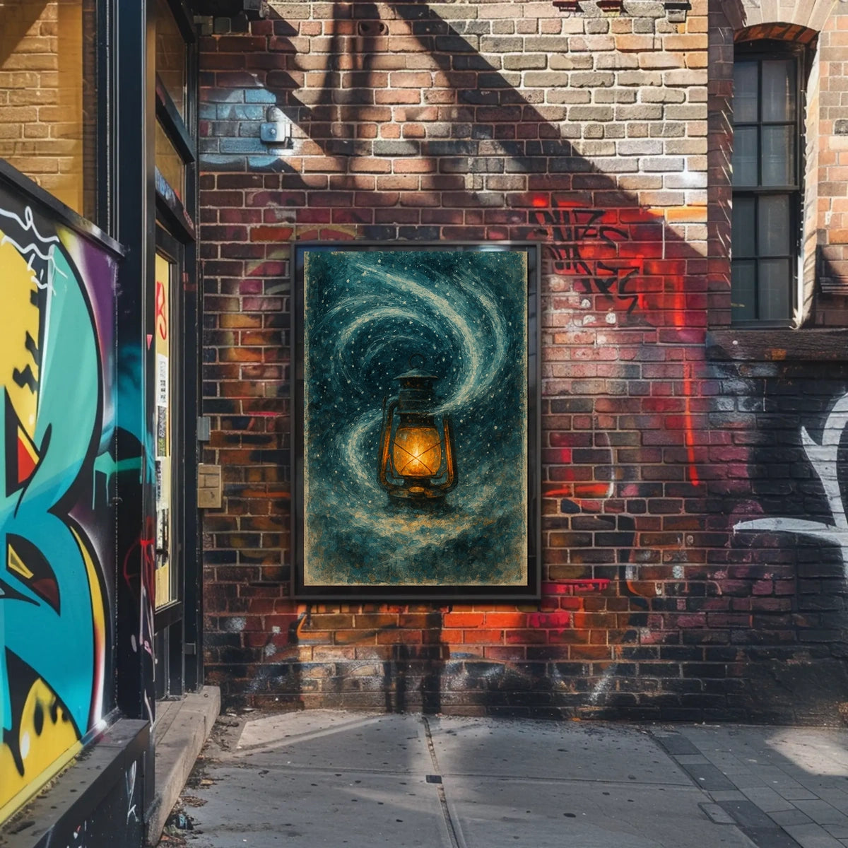 Guiding Light in the Storm Poster